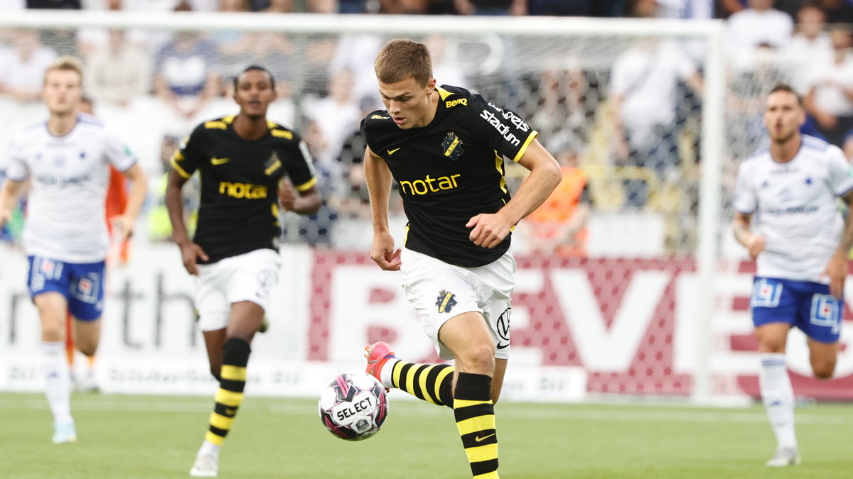 Bild på Erik Ring i en match mot Norrköping tidigare i somras