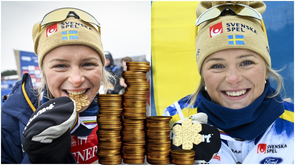 Frida Karlsson vann guld på femmilen