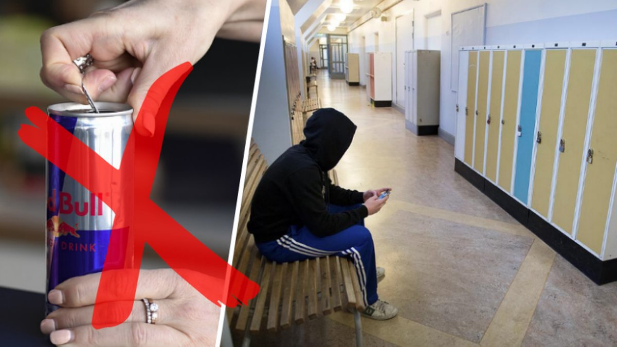 Energidryck förbjuds för elever