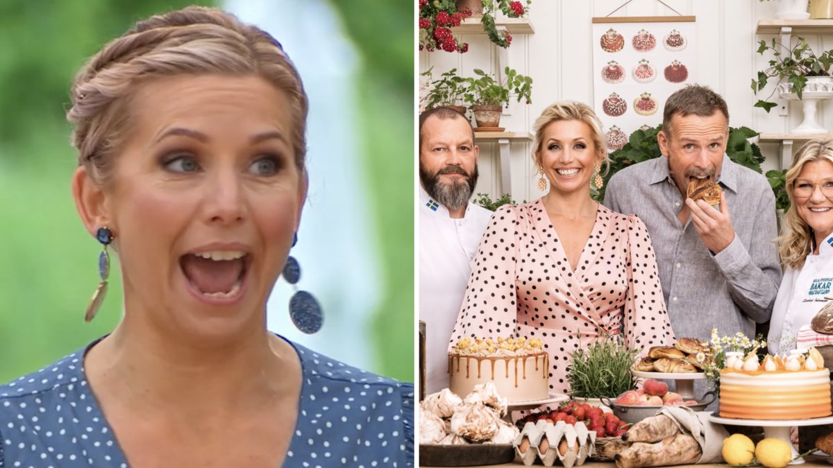 Tina Mat-Tina Nordström programleder Hela Sverige bakar ihop med Johan Östling