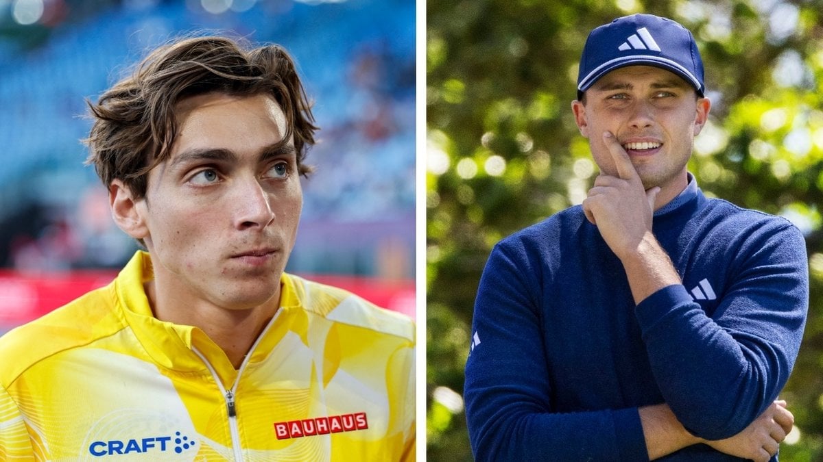 Armand Duplantis uttalar sig om Ludvig Åberg