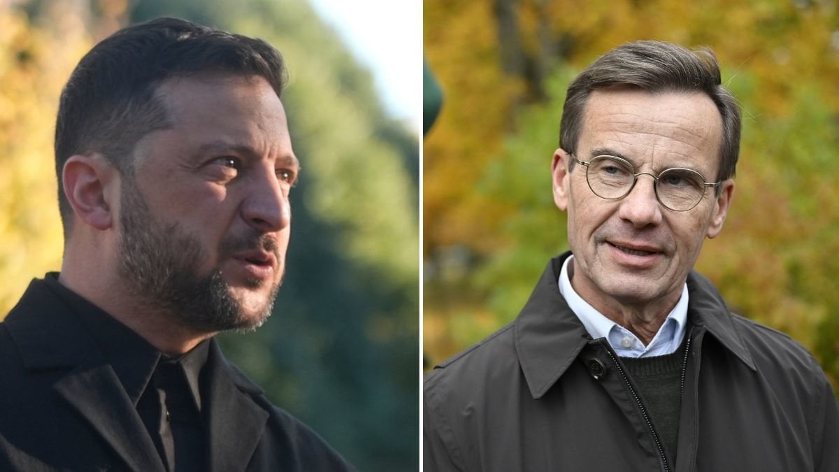 Volodymyr Zelenskyj och Ulf Kristersson