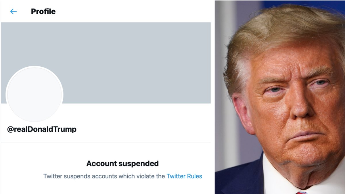 Donald Trump gör comeback i sociala medier.