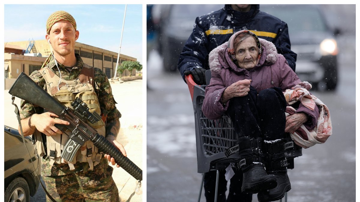 Jesper Söder, 31, strider i Ukraina.