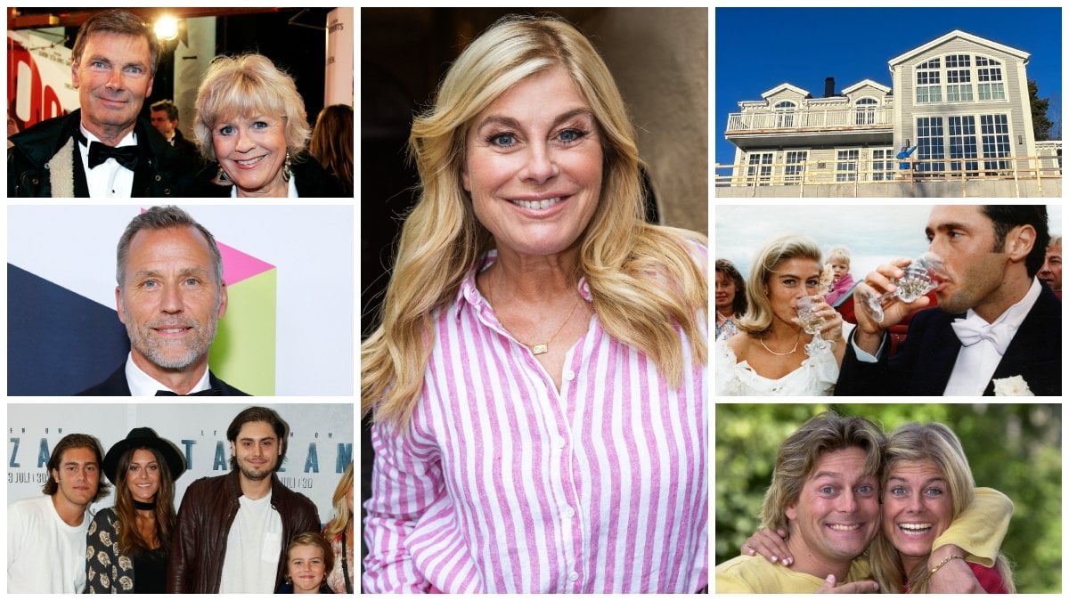 Nyheter24 reder ut allt kring Pernilla Wahlgren: barnen, syskonen, föräldrarna, husen och äktenskapen. 