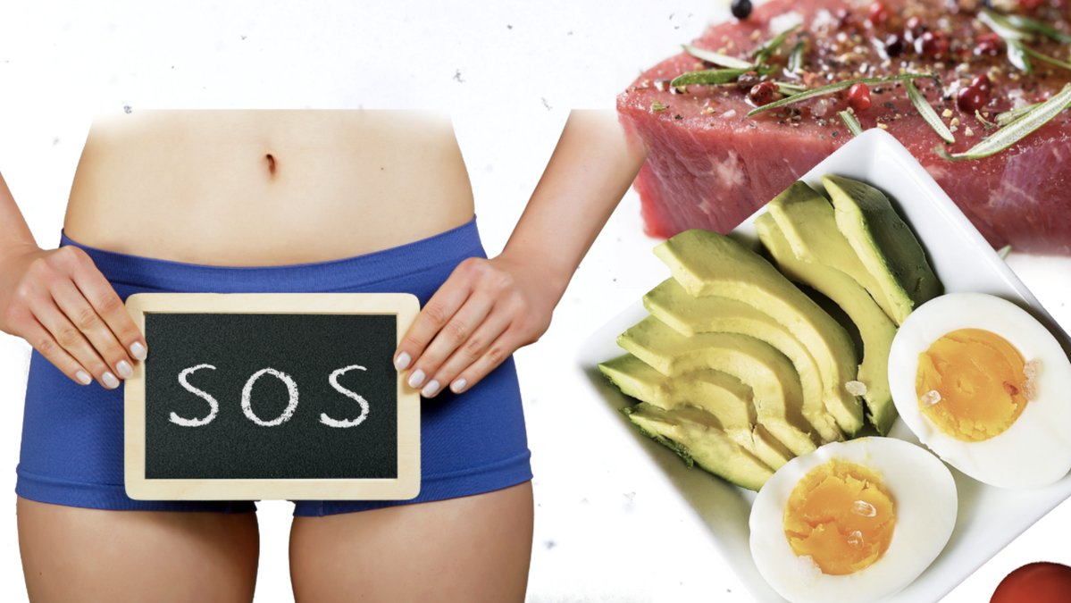 Underliv, keto, ägg, avokado. 