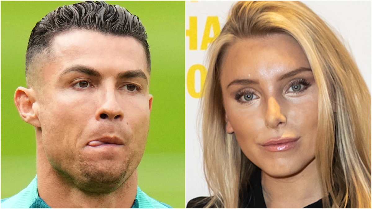 Cristiano Ronaldo och Sanne Josefson hade inte så kul ihop.