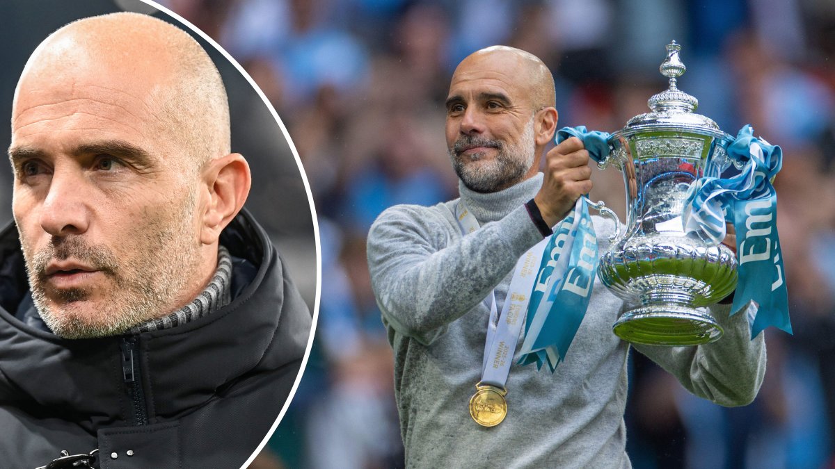 Enzo Maresca och Pep Guardiola
