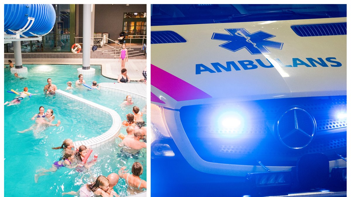 Olyckan inträffade på Centralbadet i Norrköping.