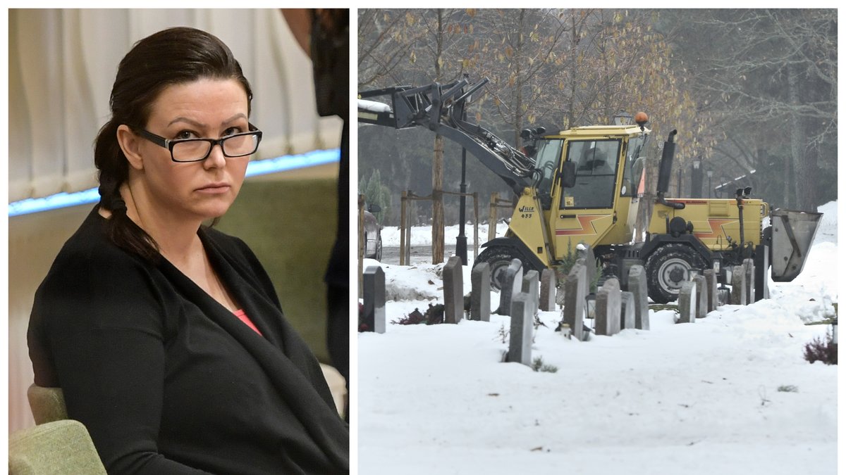 Johanna Möllers dåvarande make hittades död i Mälaren och hans grav öppnades senare upp.