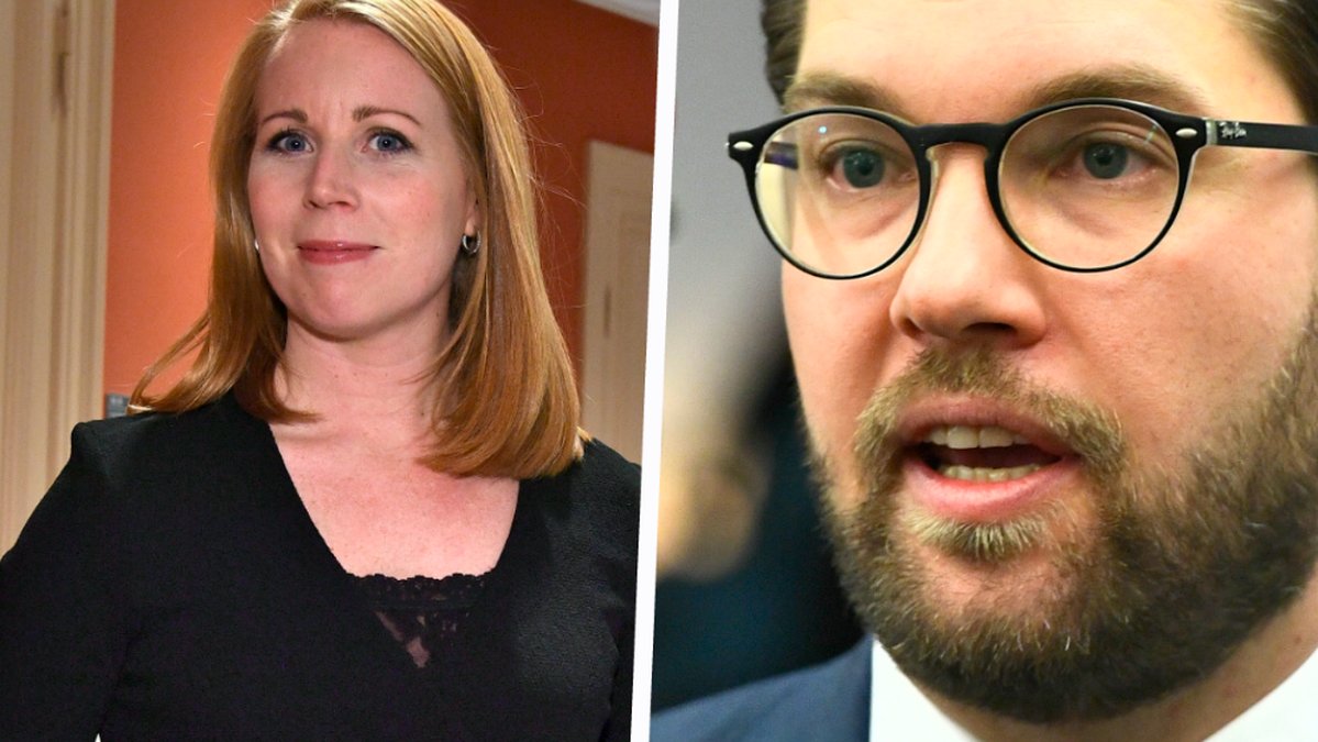 Lööf och Åkesson. Kollage. 