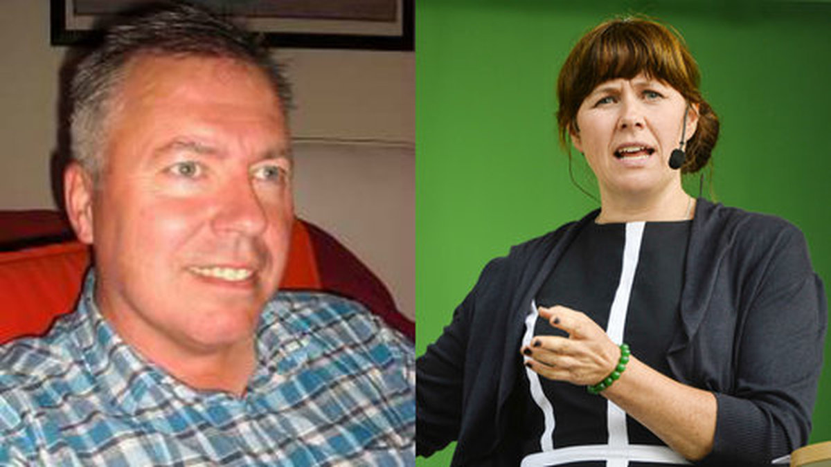 Svante White och Åsa Romson