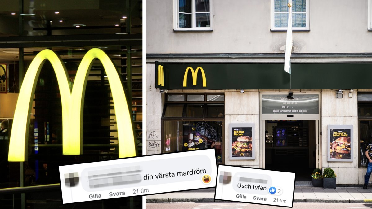McDonald's plastbantar för miljön. 