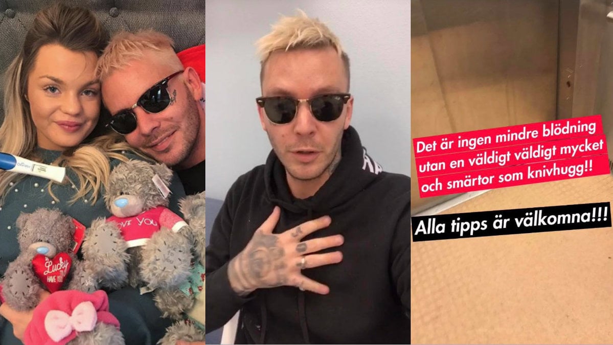 Jonna Lundell till sjukhus efter smärtor i magen