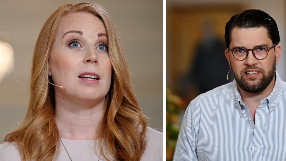 Annie Lööf gav SD en känga under sitt Almedalstal.