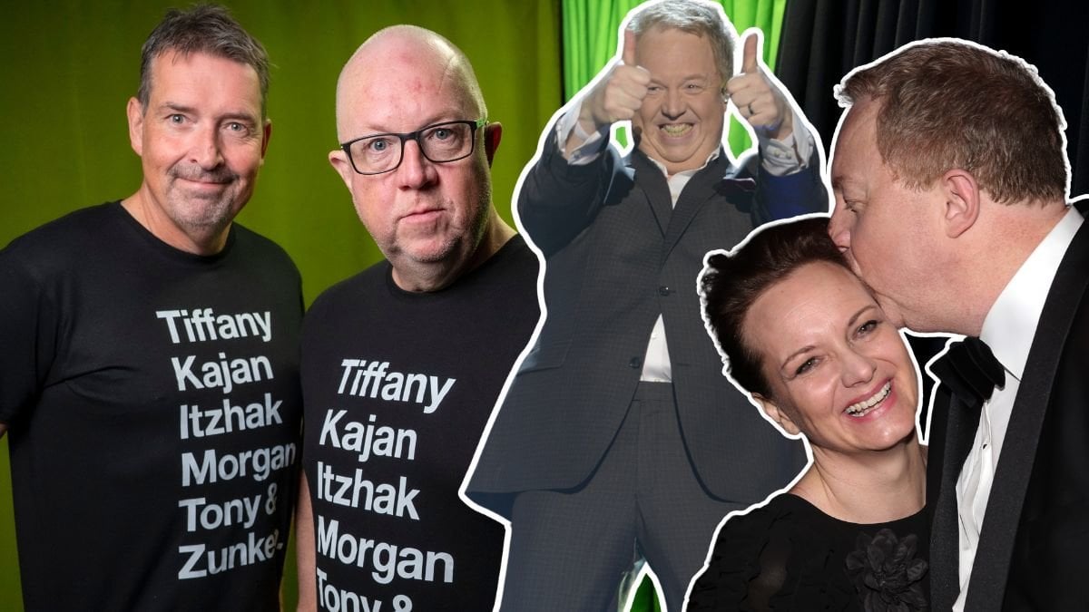 Johan Wester, Anders Jansson och Anders Janssons fru Katja.