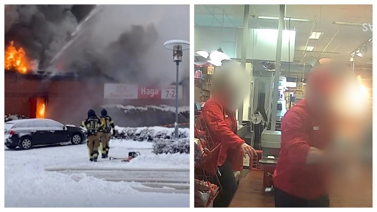 Ica butik eld brand arbetsmiljö Svensk Handel