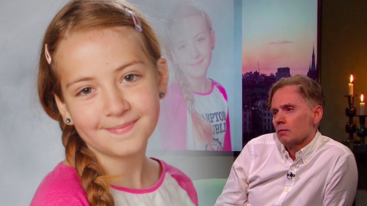 Ebba Åkerlund och pappan Stefan. 