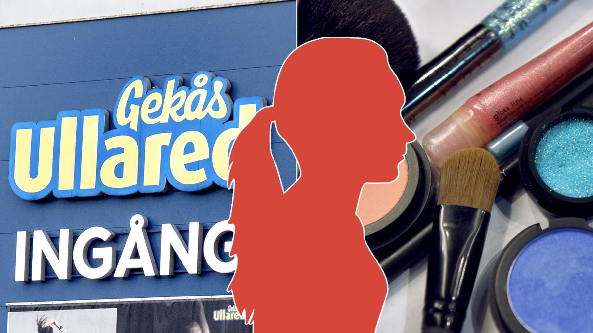 Kvinnan stal smink från Gekås under ett arbetspass.