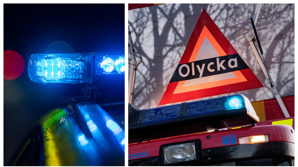 Olyckan inträffade under fredagen.