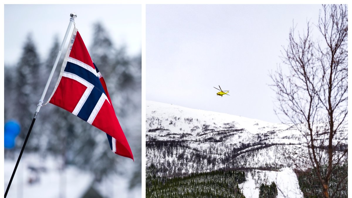 Tre personer avled i snöskredet.