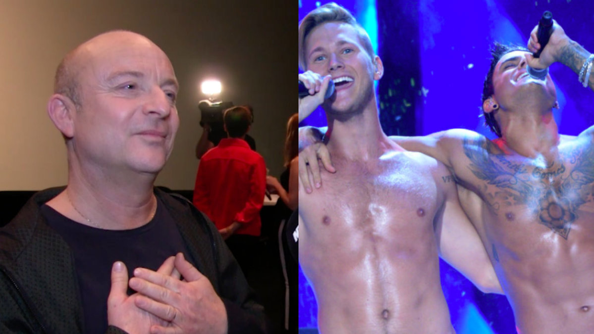 Jonas Gardell tycker inte att han har så stora chanser att vinna i Melodifestivalen. 