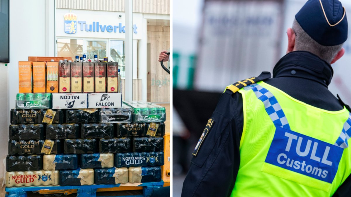 Man stoppades i tullen med 872 liter sprit – skulle ha bröllopsfest