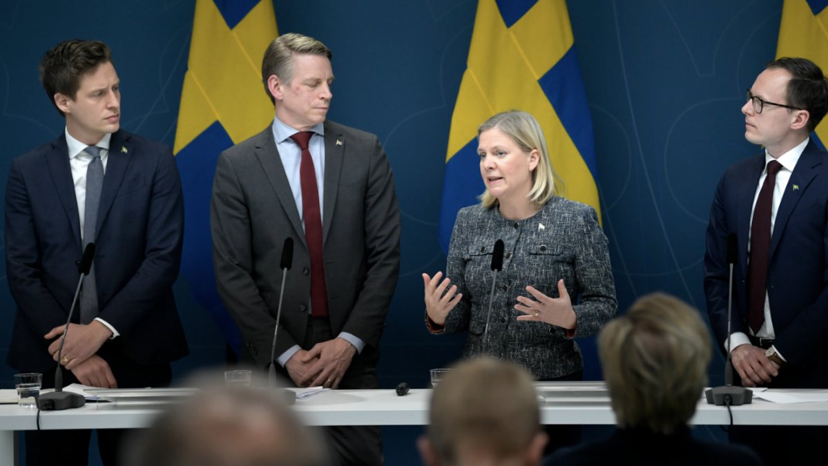 Regeringen presenterar nytt krispaket.