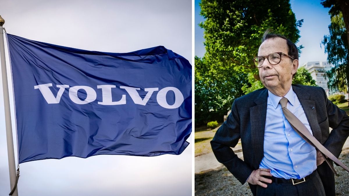 Volvoflagga och volvos förra ordförande