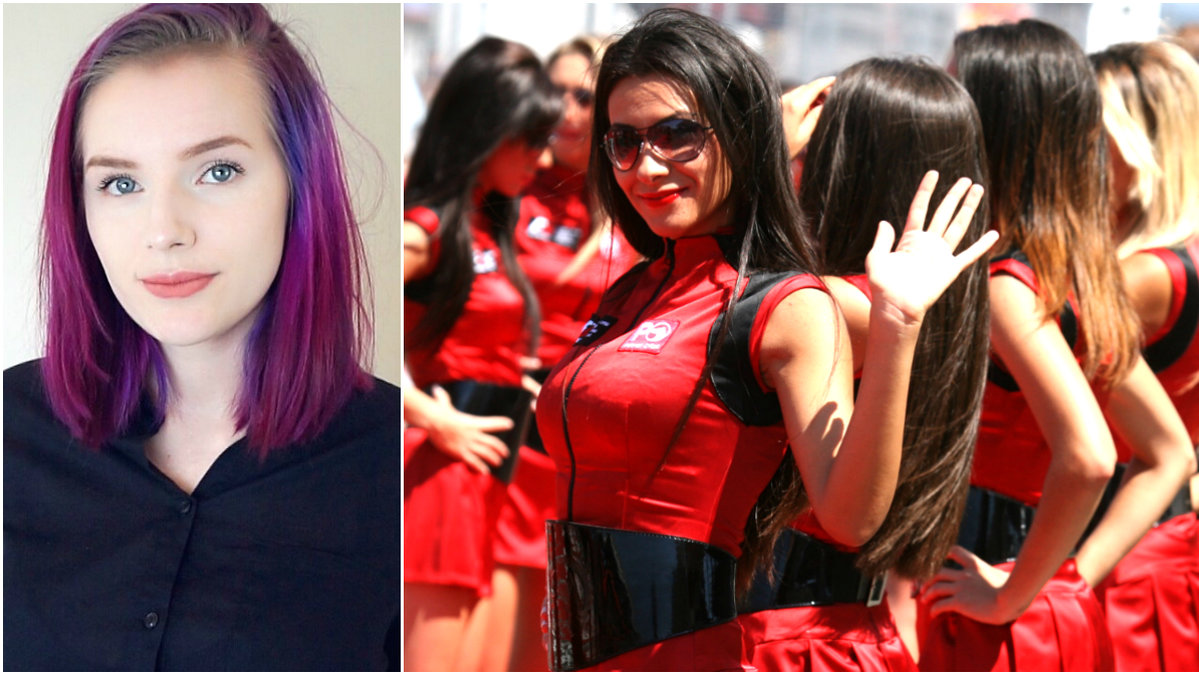 Grid girls F1 GP motor racing