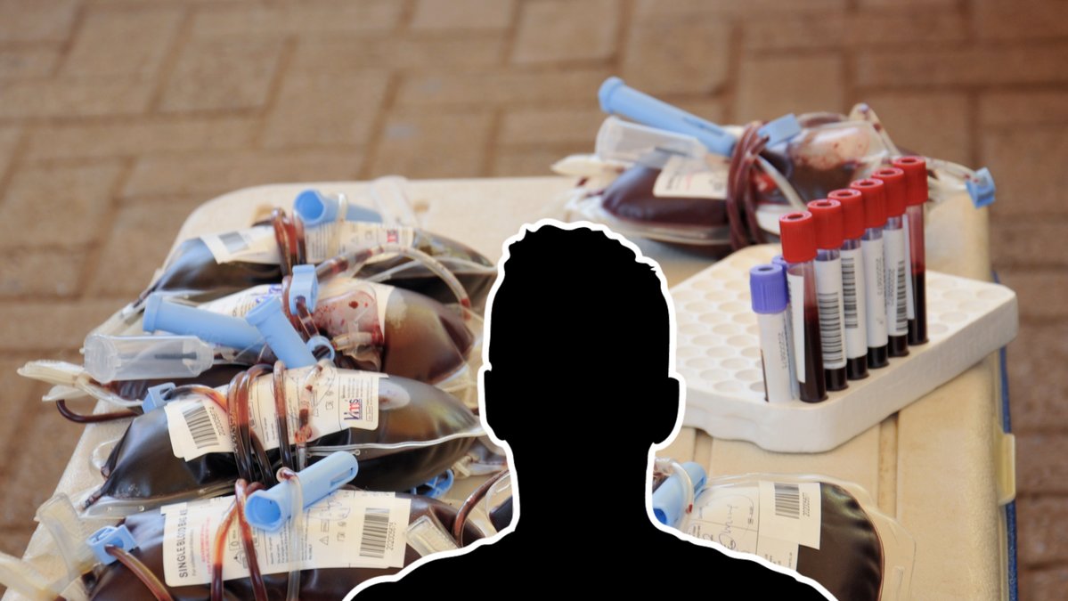 Mannen kidnappades och blev blodslav.