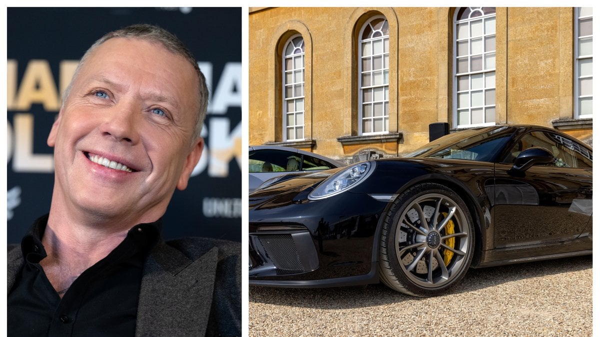 Mikael Persbrandt, 59, har nio fordon i sin ägo. 
