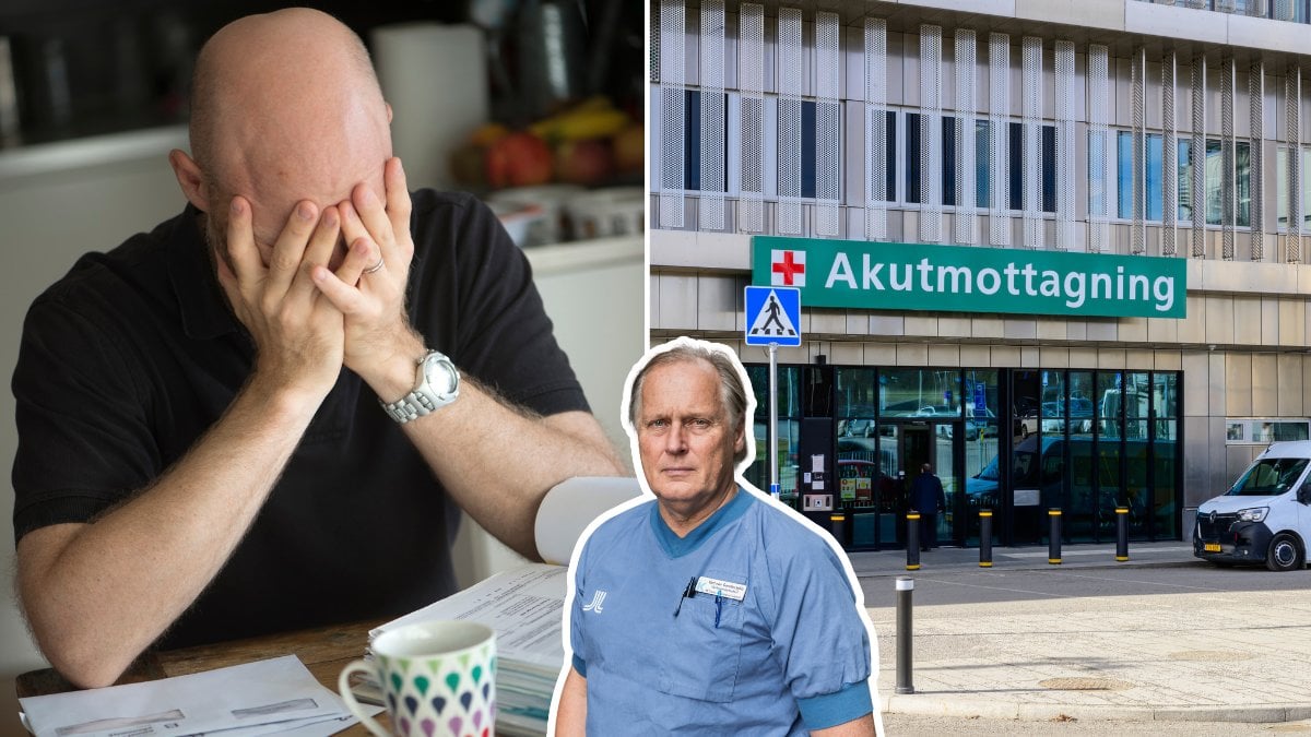 Bild på akutmottagning och läkare 