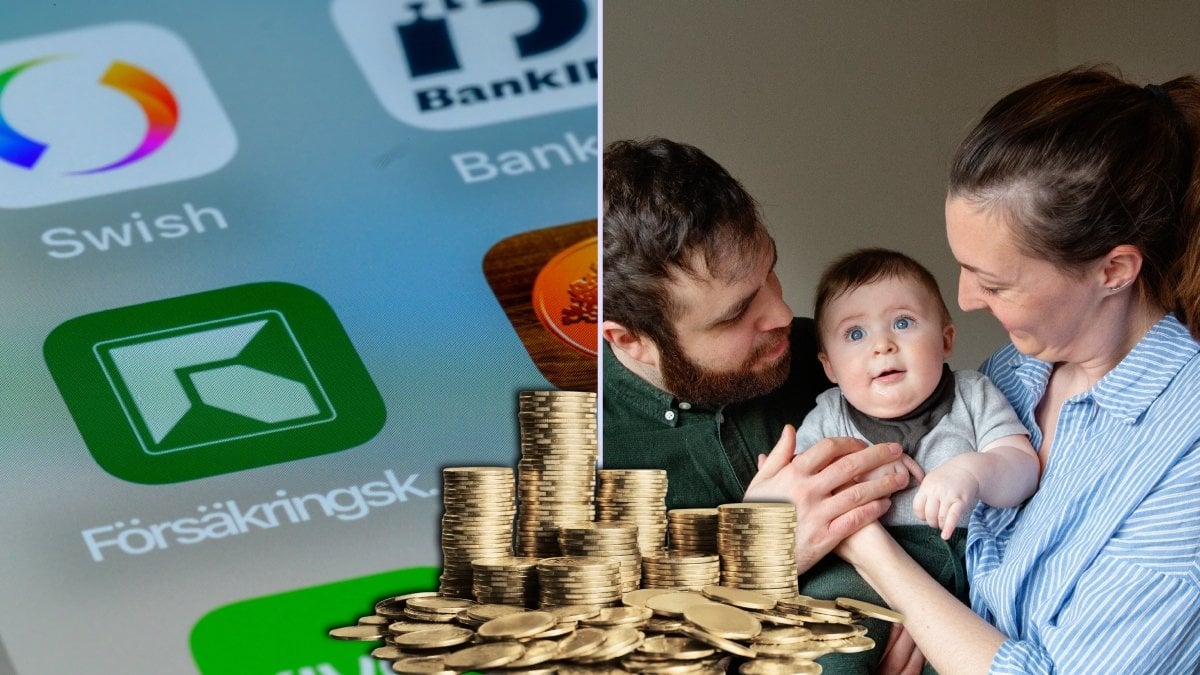 Försäkringskassans app, föräldrar och pengar.