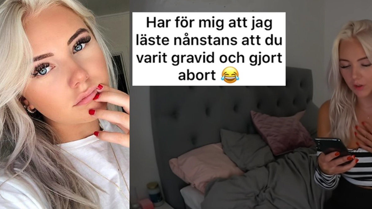 Linn Ahlborg svarar på rykten om sig själv på Youtube.