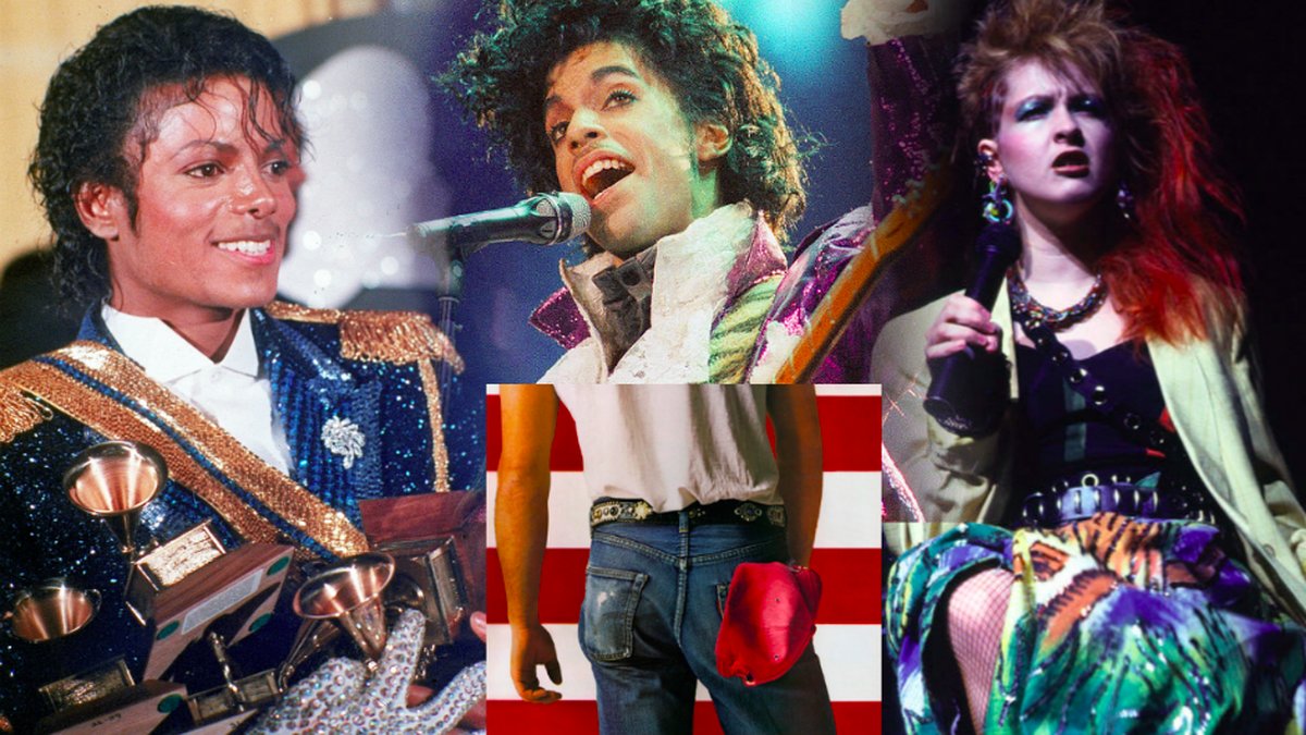 Michael Jackson, Cyndi Lauper och Prince