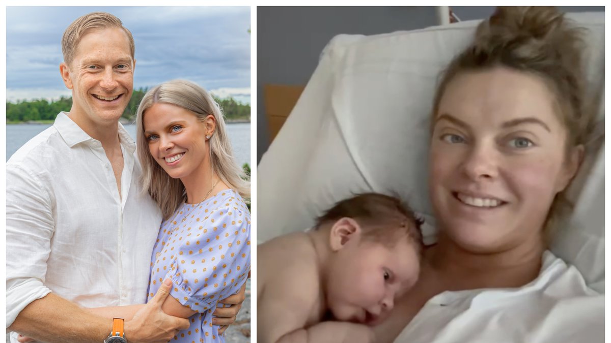 Arvid Stark och Ida Lindh från SVT:s Gift vid första ögonkastet får avslag på namnet till dottern.