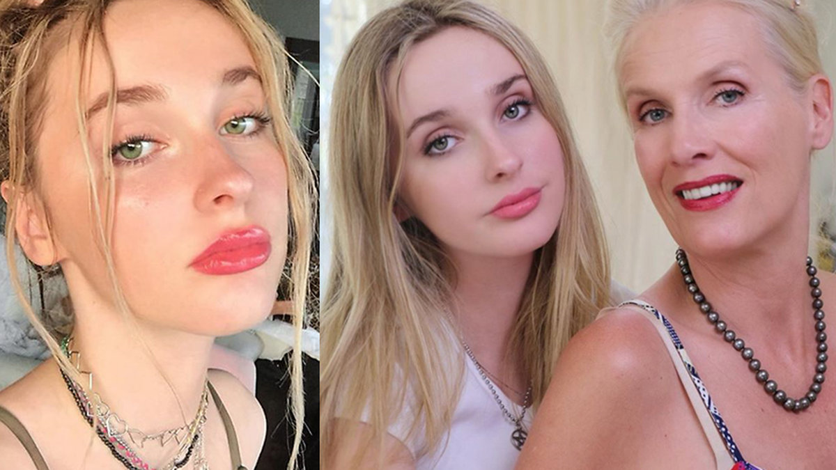 Hollywoodfrun Gunilla och Erika Persson