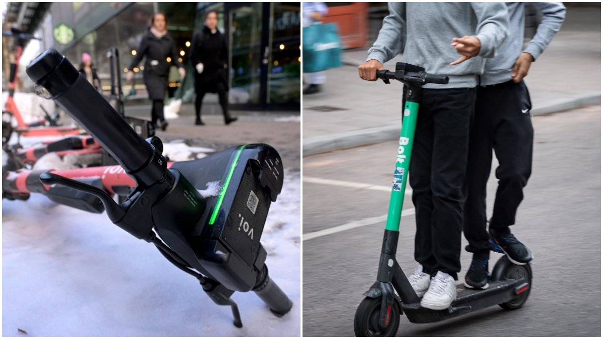 Elsparkcyklar förbjuds nu.