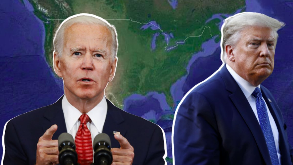 Biden ställer upp i presidentvalet mot Donald Trump.