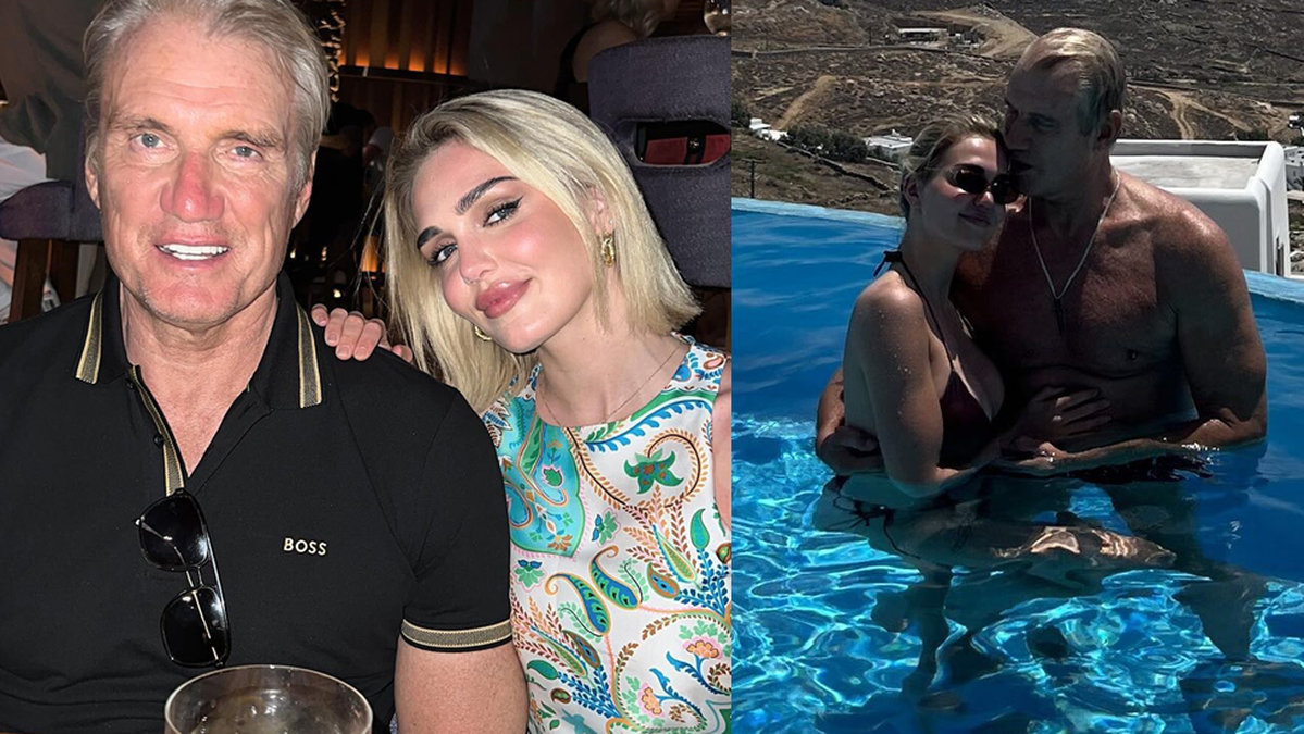 Dolph Lundgren och Emma Krokdal