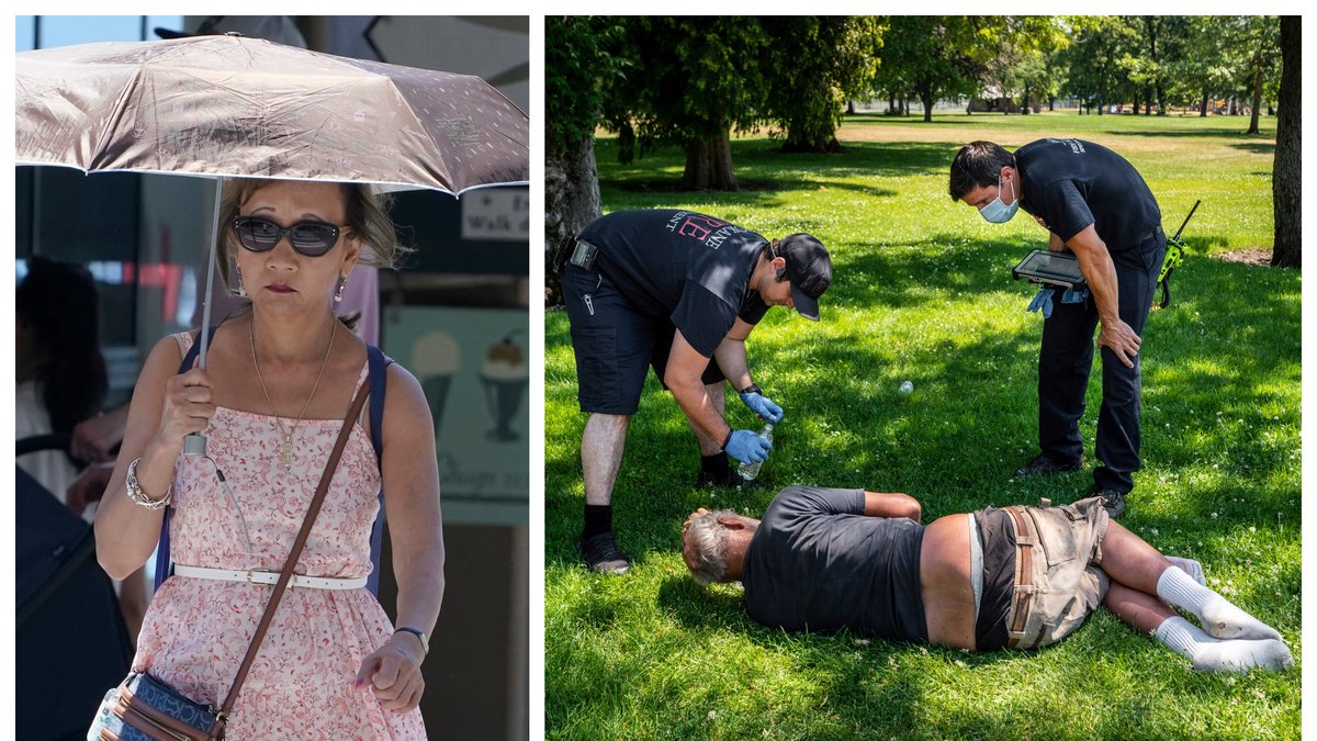 En dödlig värmebölja har dragit in över Nordamerika.