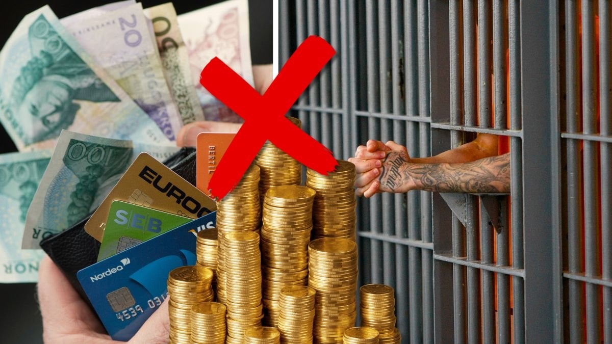 Pengar och fängelse.