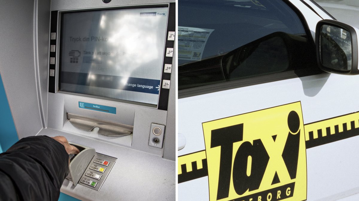 40-årig man rånad i Göteborg, gärningsmannen försvann sedan i taxi. Arkivbiler.