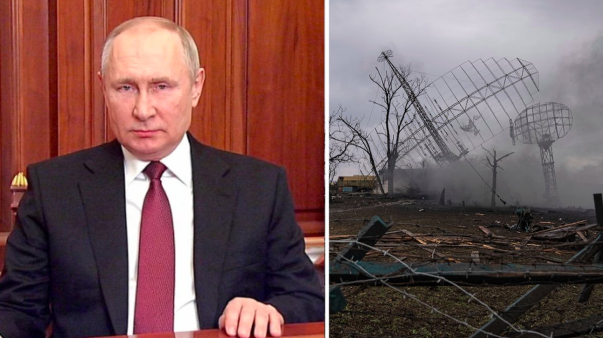 Uttalande från Vladimir Putin: Ryssland hade inget val