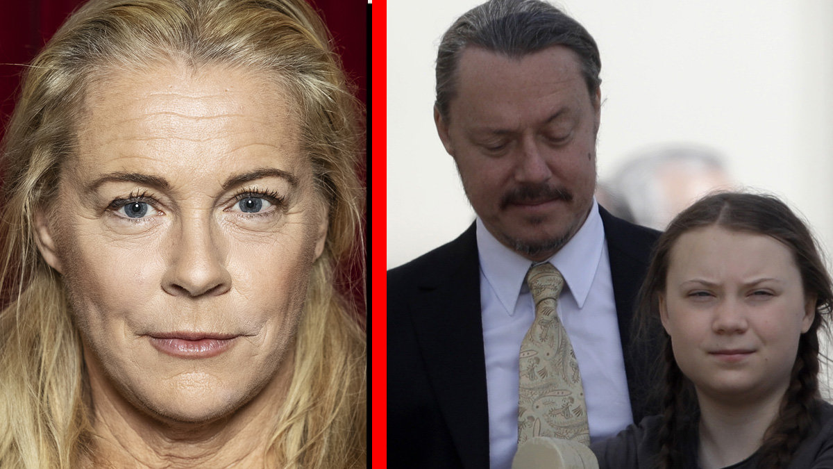 Malena Ernman och Svante Thunberg