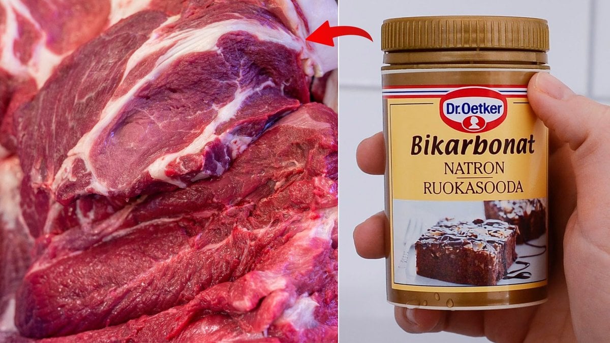 Möra kött med bikarbonat? Så här gör du.
