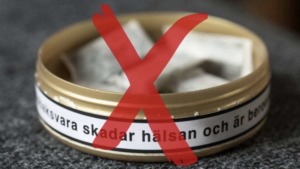 Snus kan bli narkotikaklassat i Ryssland