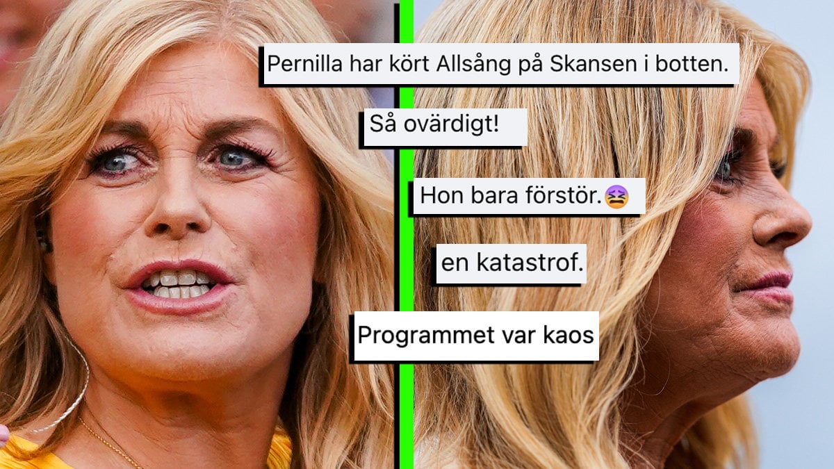 Pernilla Wahlgren och Allsång på Skansen