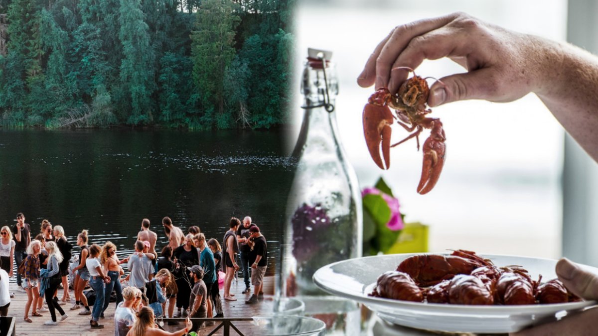 Människor på fest